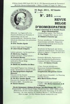 Revue Belge d’Homœopathie